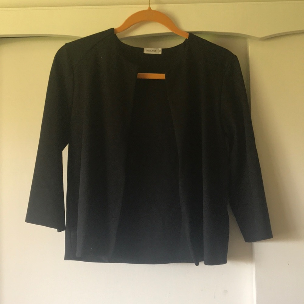 Black cardigan